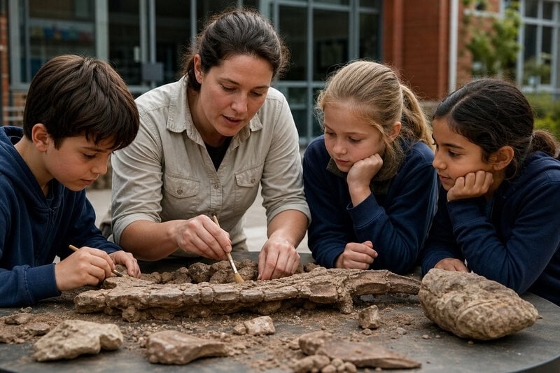 Dinosaur Discovery at Birchwood School Shows Why Fossil Awe Rewires Kids’ Brains